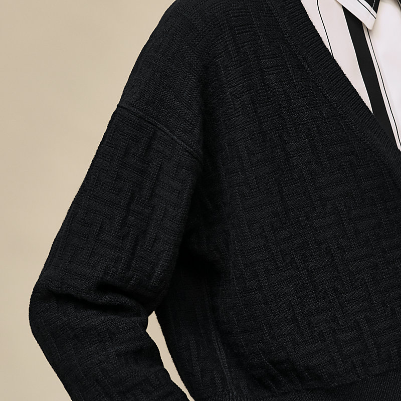 "H Voyage" long-sleeve sweater