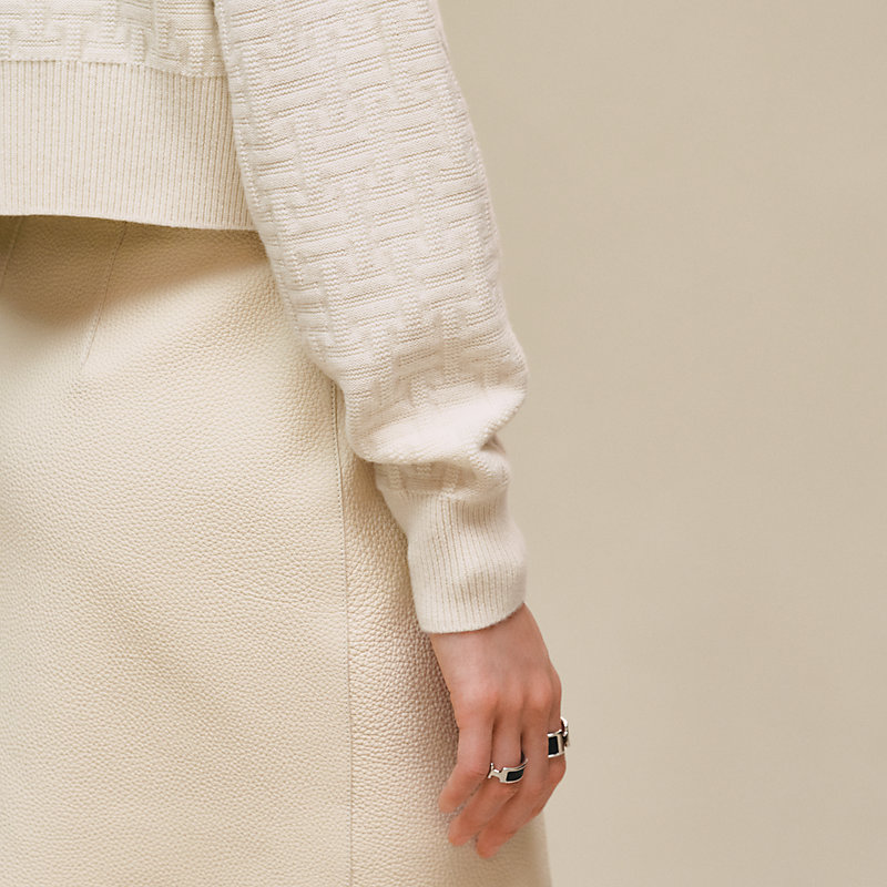 "H Voyage" long-sleeve sweater
