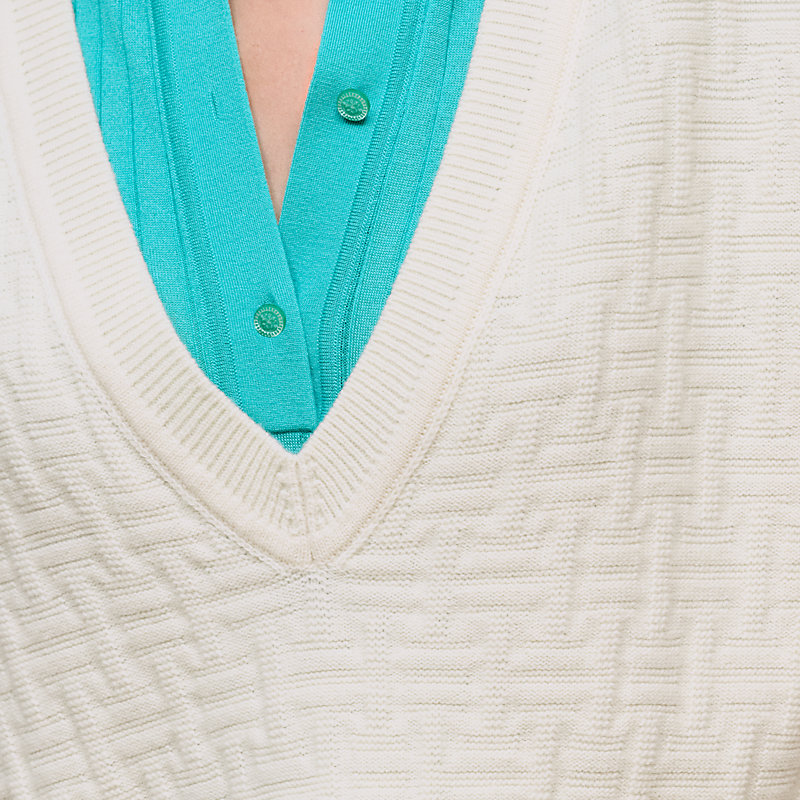 "H Voyage" long-sleeve sweater