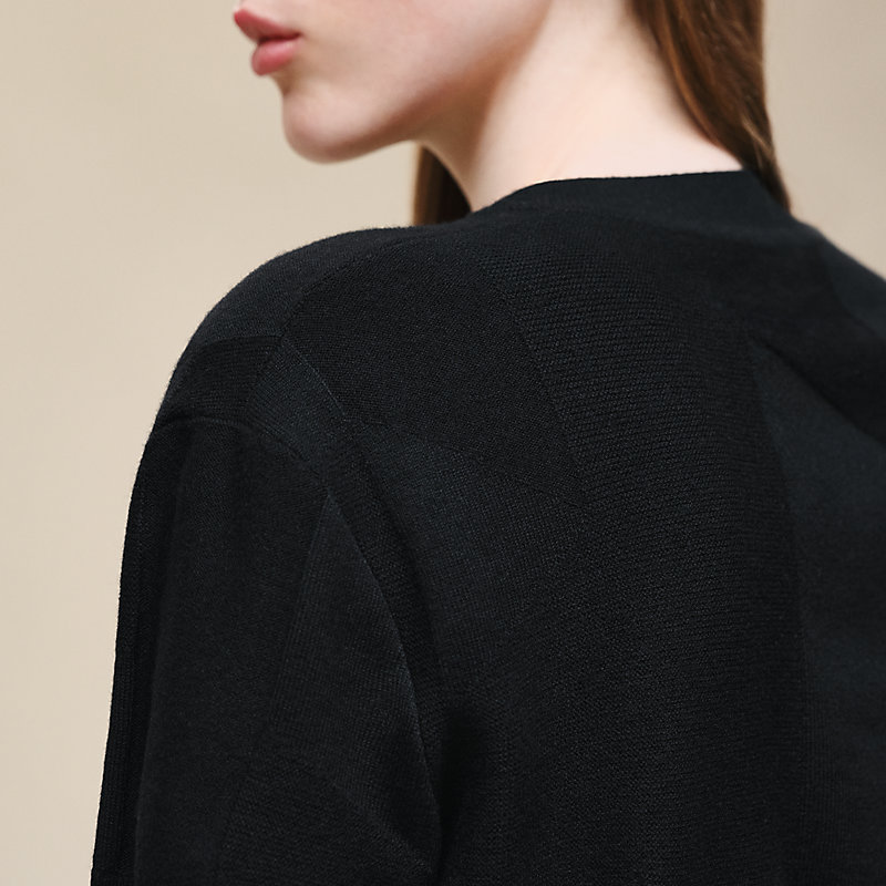 "H Voyage" short-sleeve sweater