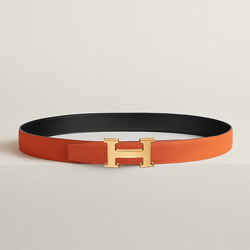 H 벨트 버클 & 리버서블 가죽 스트랩 32mm