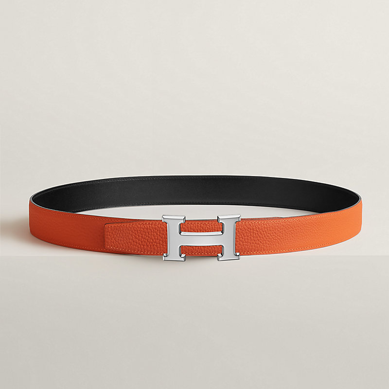 H 벨트 버클 & 리버서블 가죽 스트랩 32mm