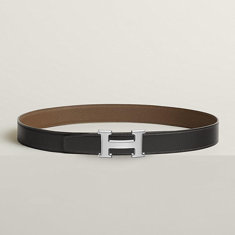 H 벨트 버클 & 리버서블 가죽 스트랩 32mm