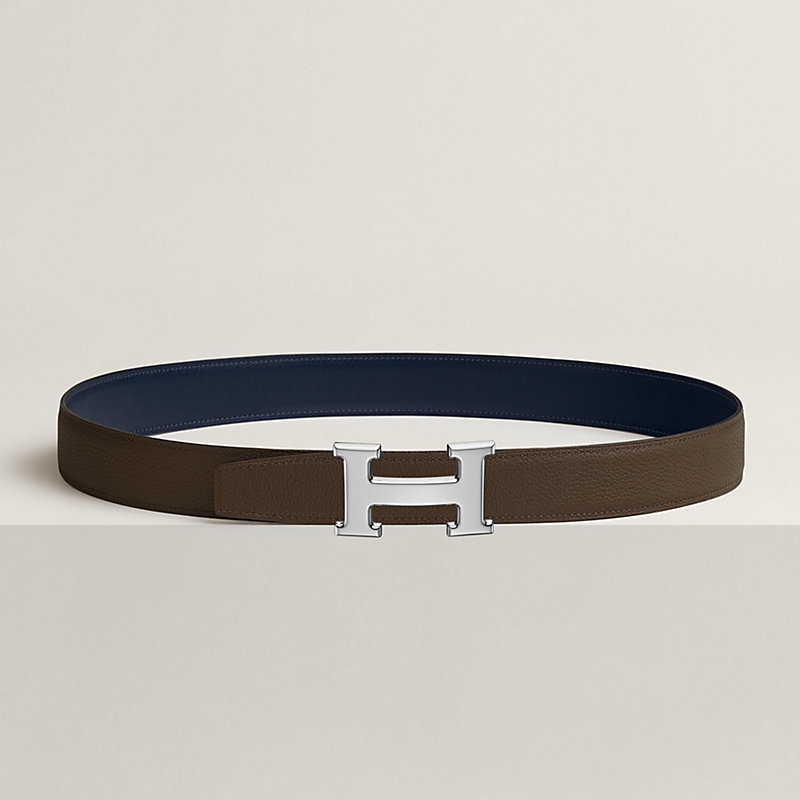 H 벨트 버클 & 리버서블 가죽 스트랩 32mm