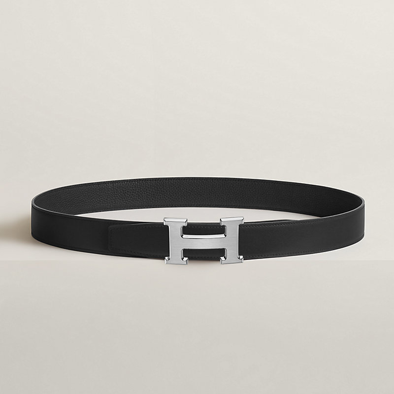 H 벨트 버클 & 리버서블 가죽 스트랩 32mm