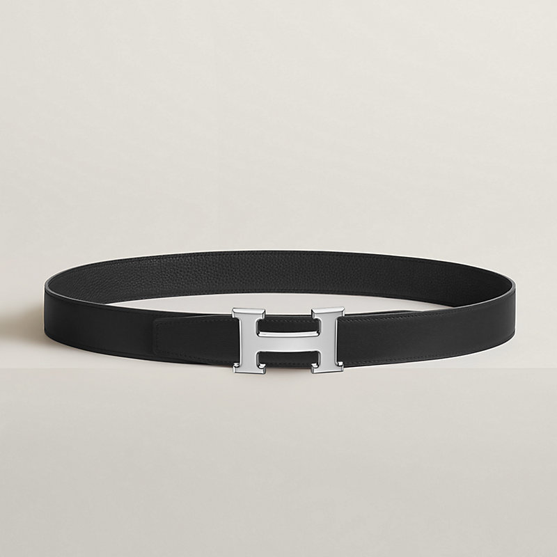H 벨트 버클 & 리버서블 가죽 스트랩 32mm