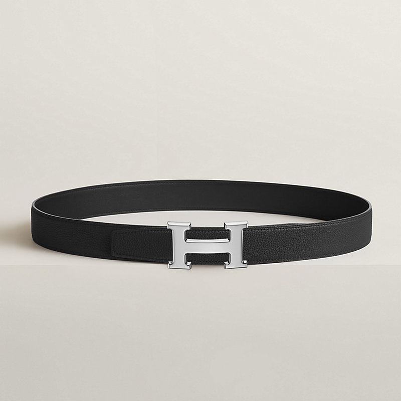 H 벨트 버클 & 리버서블 가죽 스트랩 32mm