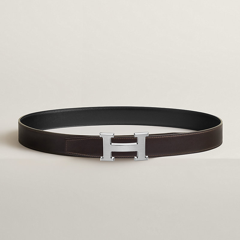 H 벨트 버클 & 리버서블 가죽 스트랩 32mm