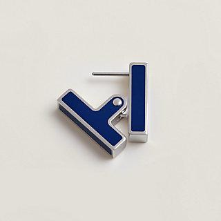 エルメスHERMES Habascule Habascule single earring - Blue | Hermès USA