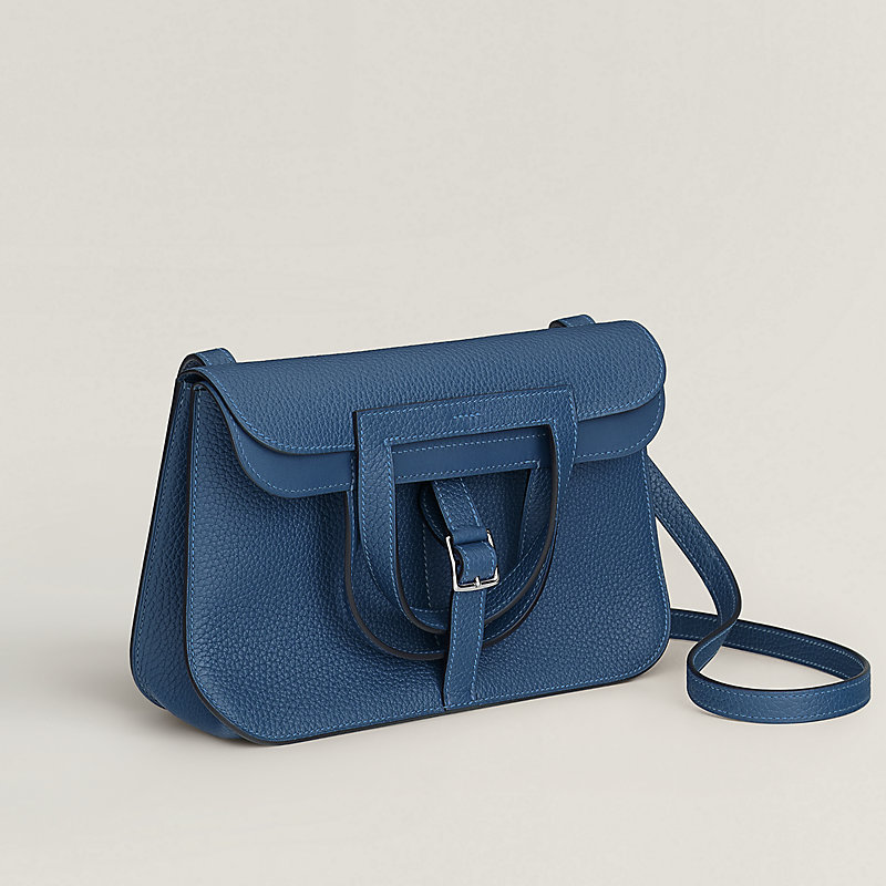 Halzan 25 bag - Blue | Hermès USA