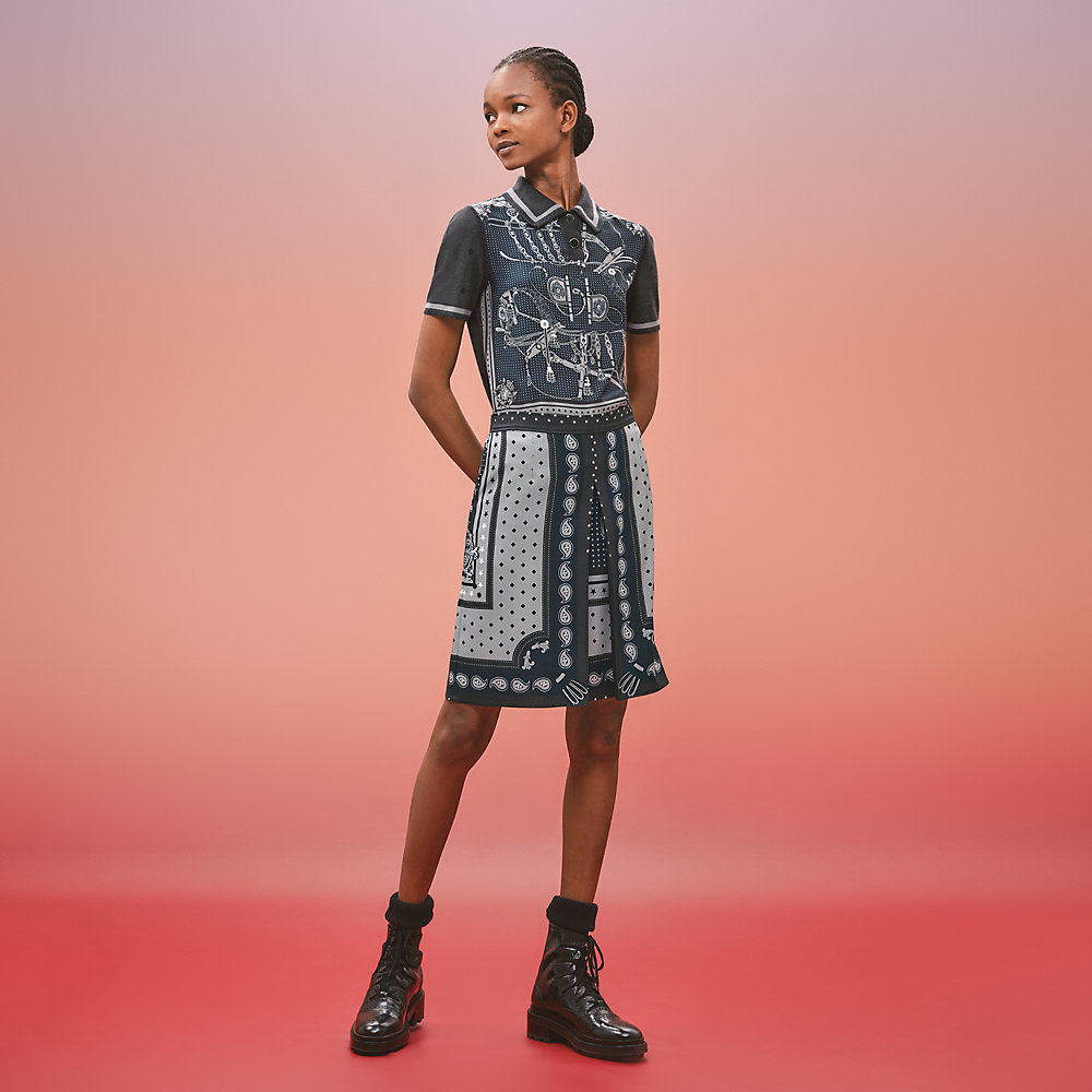 harnais de cour bandana shawl 140