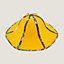 Hat in technical canvas and silk, View: front, front, view 5 of 8