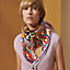 Haute Parure scarf 90, View: Worn, worn, view 2 of 3