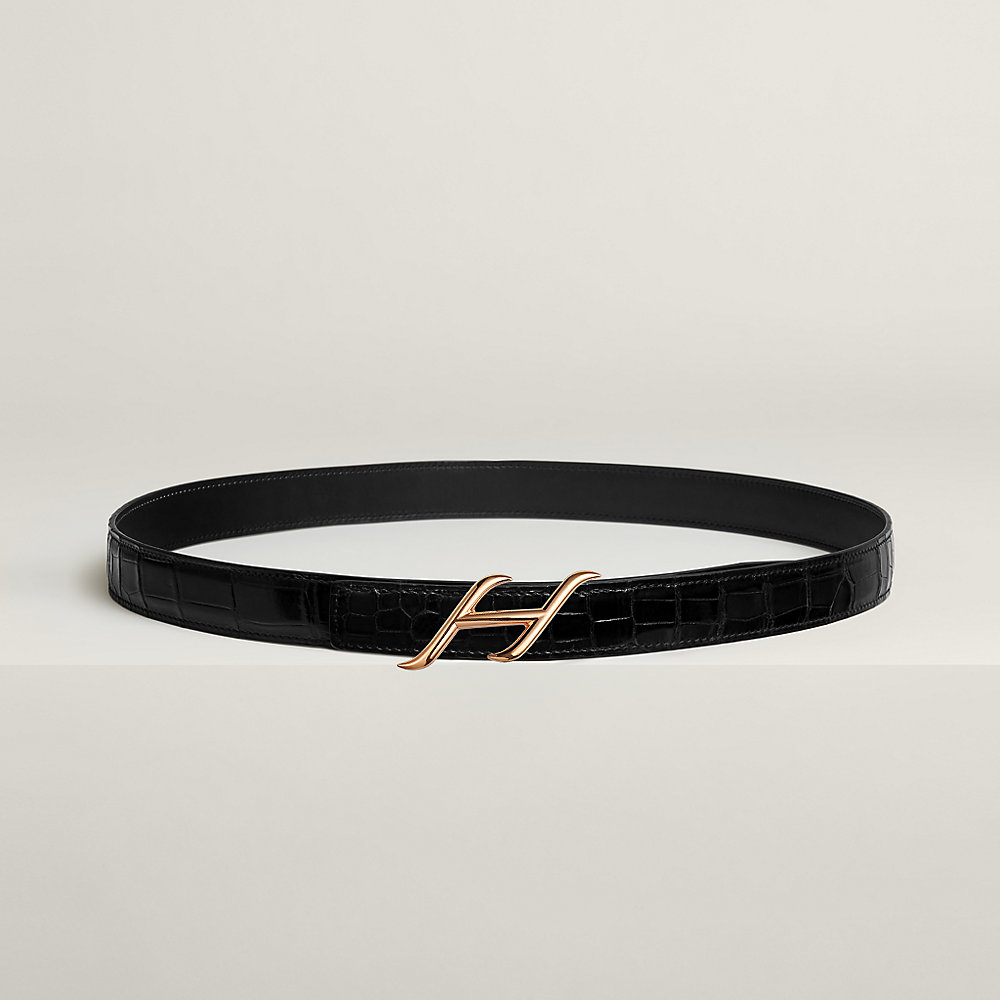 HDN belt buckle & Leather strap 24 mm | Hermès USA