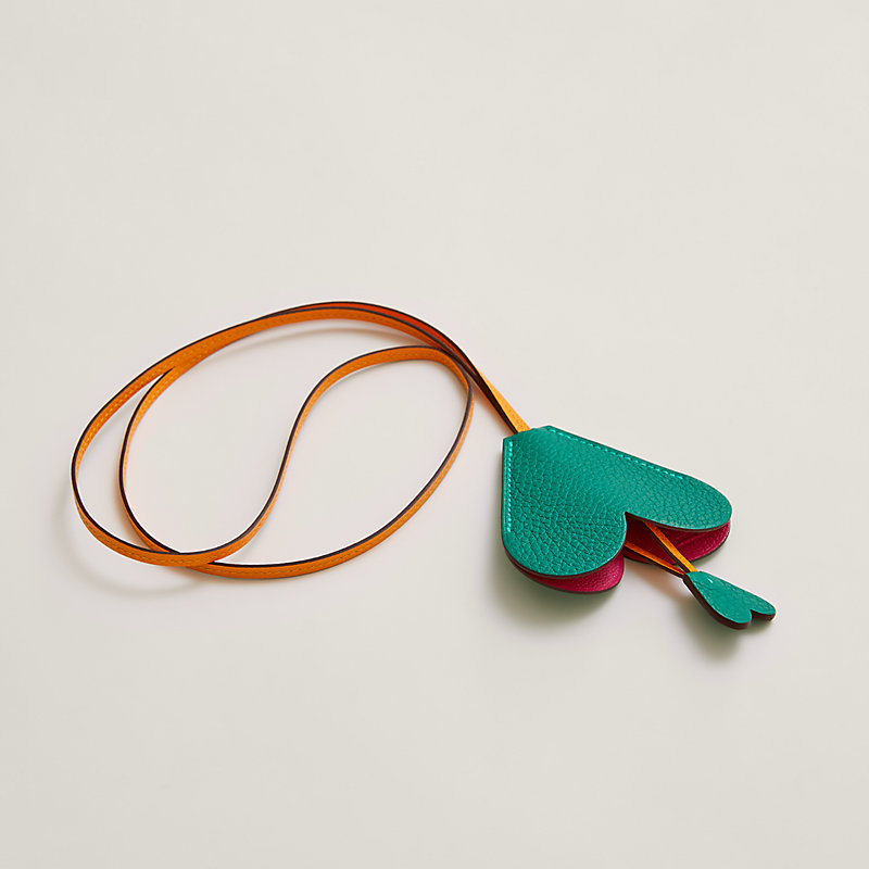 Heart bell key ring