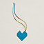 Heart charm, View: Worn, worn, view 4 of 8