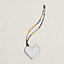 Heart charm, View: Worn, worn, view 7 of 8