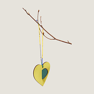 Hermes 4 Hanging Bag Charm Yellow Gold Link Bracelet