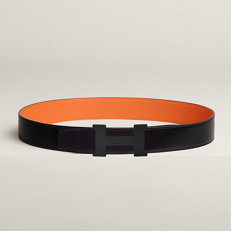 Hebilla de cinturón Constance & Piel de cinturón reversible 38 mm