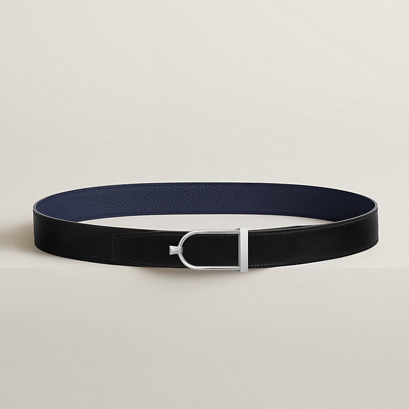 Hebilla de cinturón Ecrin & Piel de cinturón reversible 32 mm