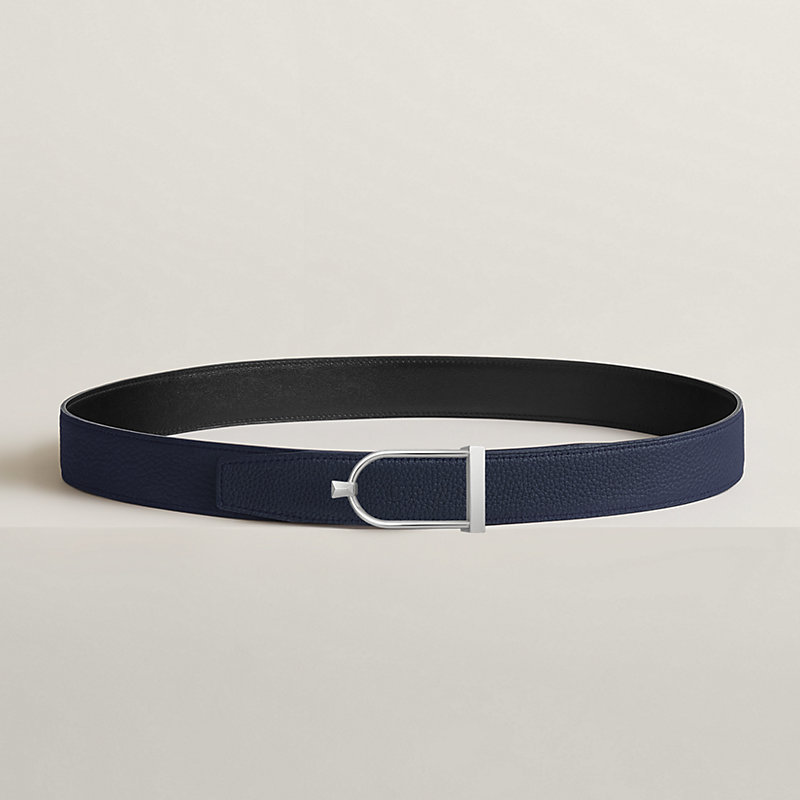 Hebilla de cinturón Ecrin & Piel de cinturón reversible 32 mm