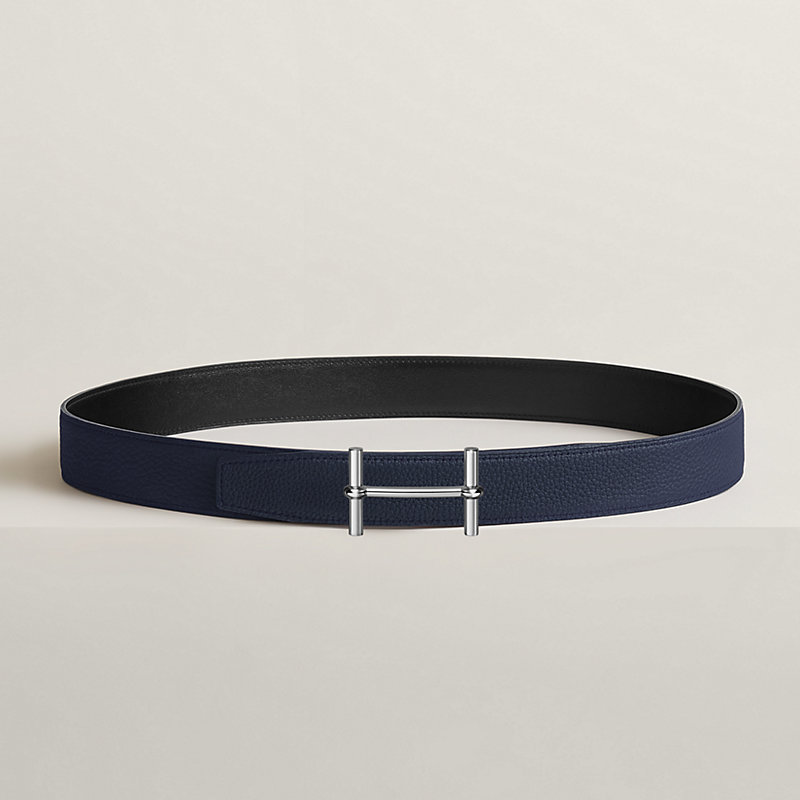 Hebilla de cinturón H d'Ancre & Piel de cinturón reversible 32 mm