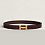 Hebilla de cinturón H Guillochée & Piel de cinturón 32&nbsp;mm, Vista: , vista 1 de 1