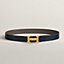 Hebilla de cinturón H Guillochée & Piel de cinturón reversible 32&nbsp;mm, Vista: , vista 1 de 2