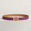 Hebilla de cinturón H Guillochée & Piel de cinturón reversible 32&nbsp;mm, Vista: , vista 2 de 2