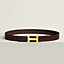 Hebilla de cinturón H Martelée & Piel de cinturón 32&nbsp;mm, Vista: , vista 1 de 1