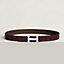 Hebilla de cinturón H Martelée & Piel de cinturón 32&nbsp;mm, Vista: , vista 1 de 1