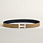 Hebilla de cinturón H Martelée & Piel de cinturón reversible 32&nbsp;mm, Vista: , vista 2 de 2