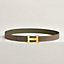 Hebilla de cinturón H Martelée & Piel de cinturón reversible 32&nbsp;mm, Vista: , vista 1 de 2