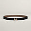 Vista: , Hebilla de cinturón H Torsade & Piel de cinturón reversible 24 mm