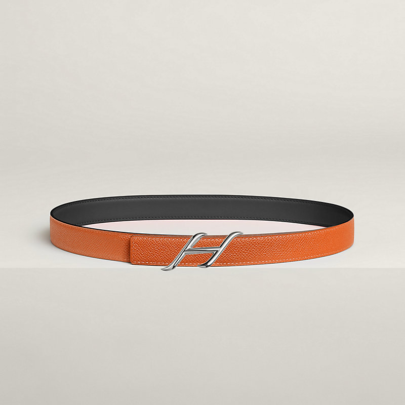 Hebilla de cinturón HDN & Piel de cinturón reversible 24 mm