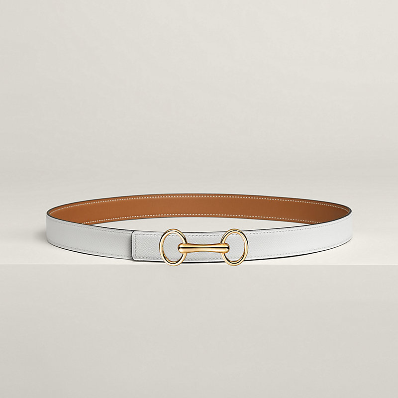 Hebilla de cinturón Héritage & Piel de cinturón reversible 24 mm