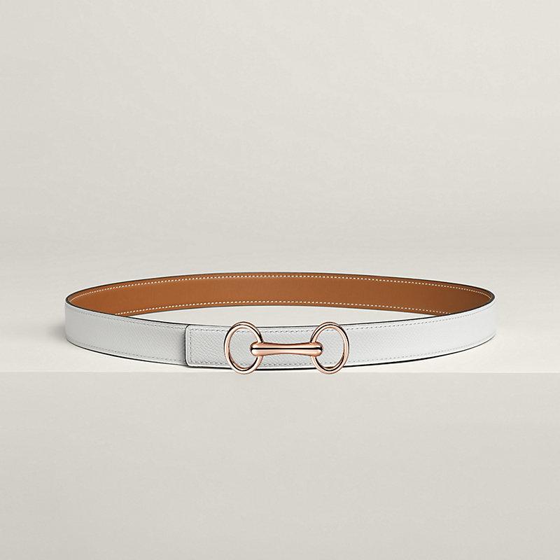 Hebilla de cinturón Héritage & Piel de cinturón reversible 24&nbsp;mm