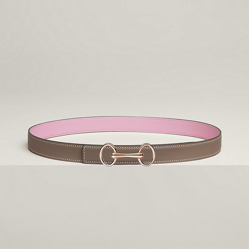 Hebilla de cinturón Héritage & Piel de cinturón reversible 24&nbsp;mm
