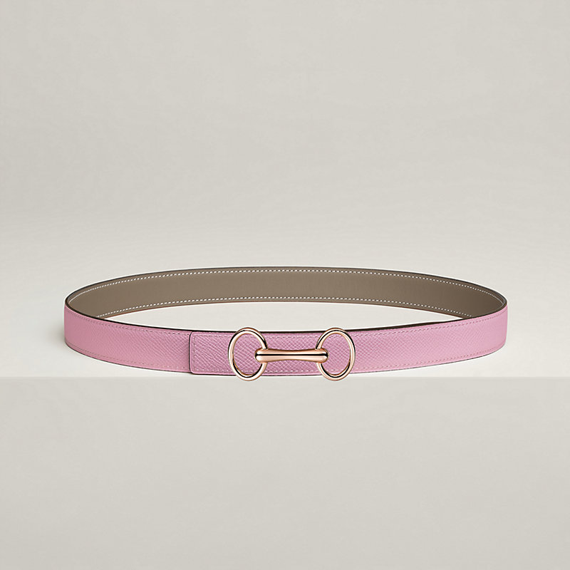 Hebilla de cinturón Héritage & Piel de cinturón reversible 24&nbsp;mm