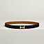 Vista: , Hebilla de cinturón Mors H & Piel de cinturón reversible 24 mm