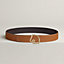 Hebilla de cinturón Tête de Cheval & Piel de cinturón reversible 38&nbsp;mm, Vista: , vista 2 de 2