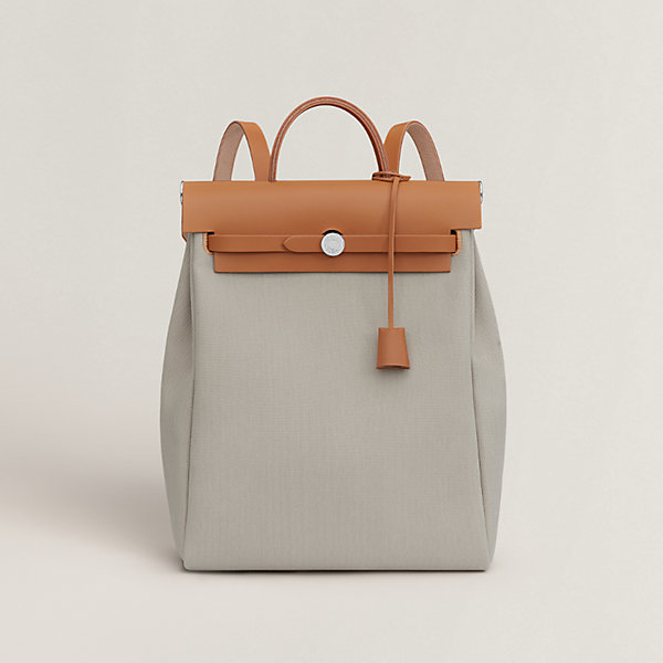 hermes backpack canvas