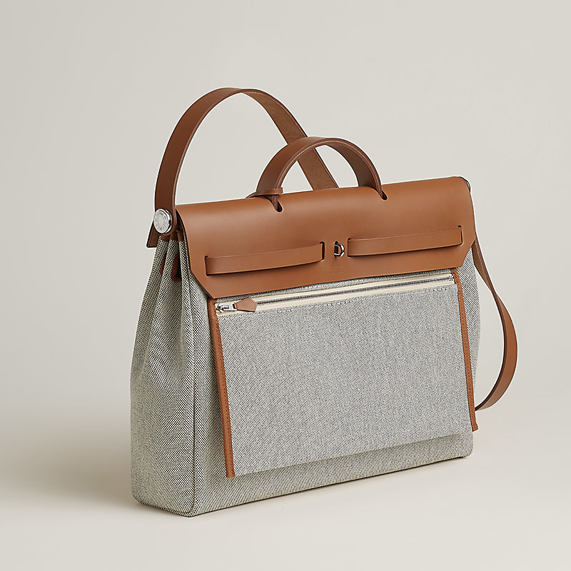 Herbag Messenger 39 bag - Beige | Hermès Netherlands
