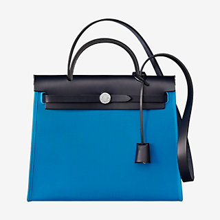 hermes herbag blue