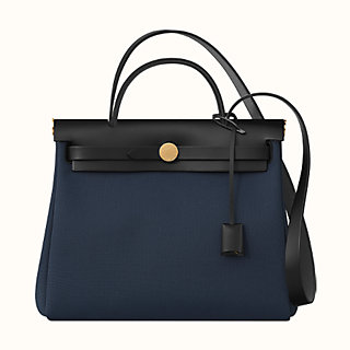 hermes herbag 31 blue