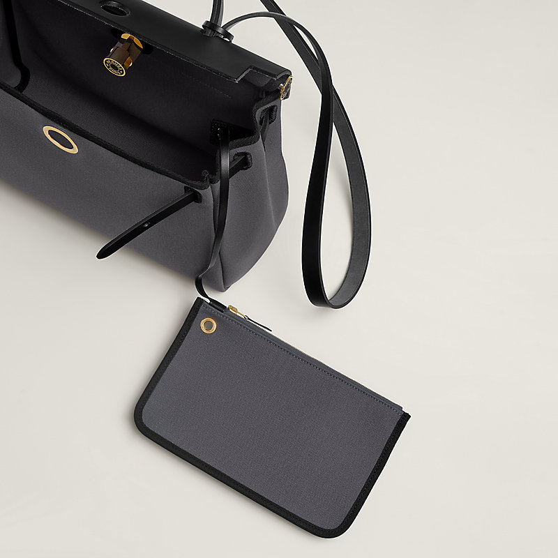 Herbag Zip 31 laque bag - Grey | Hermès UK
