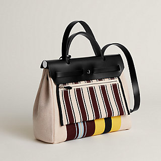 上級者へ！Rayures d'Equipage柄HermesHerbag Zip 31バック Herbag Zip 31 laquered bag | Hermès UK