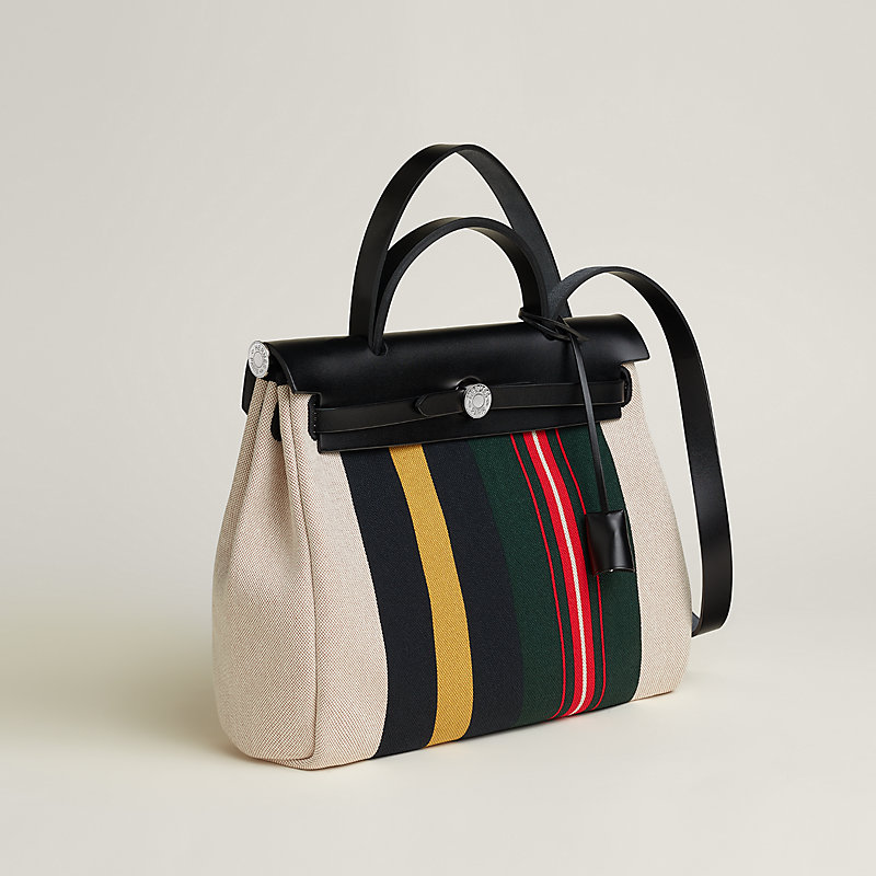 上級者へ！Rayures d'Equipage柄HermesHerbag Zip 31バック Herbag Zip 31 laquered bag | Hermès UK
