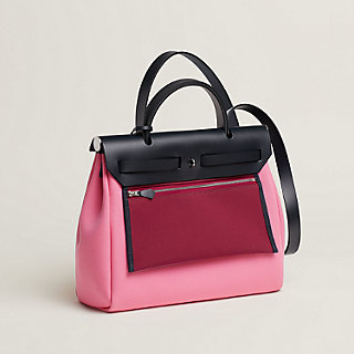 【春っぽくお洒落♪】HERMES★Herbag Zip 31 retourne laque Hermès Herbag Zip 31 - Convert from Retourne to Sellier