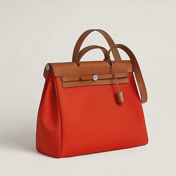 hermes herbag red